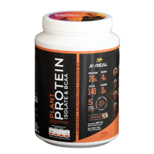 โปรตีนพืชรสโกโก้ Plant Protein Isolate & BCAA แบบกระปุก